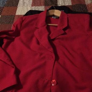Sag Harbor red blazer size 12